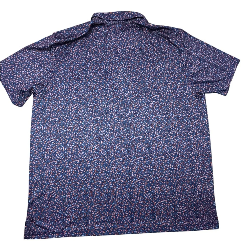 Pro Tour‎ Coolplay Men’s Micro Leaf Print Golf Performance Polo XXL Polyester